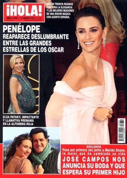 Hola! Magazine (12 марта, Испания)
